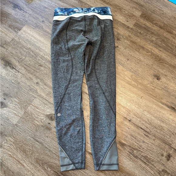 Lululemon Inspire It Tight Size 4 Leggings Grey Workout Activewear - Picture 4 of 4